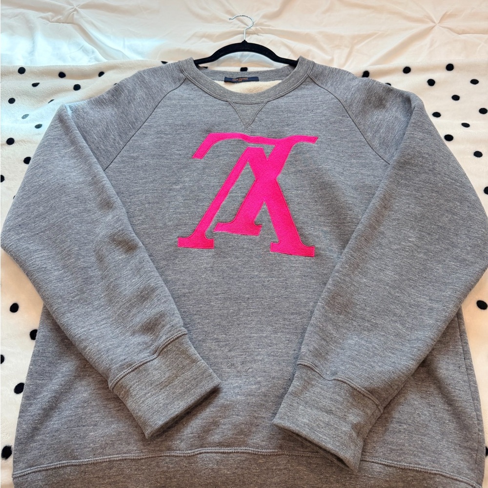 Louis Vuitton Grey Crewneck Sweatshirt